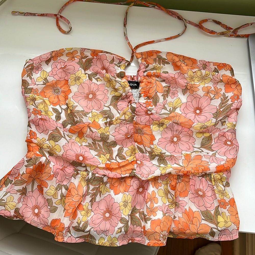 Floral top from Bloomingdale’s